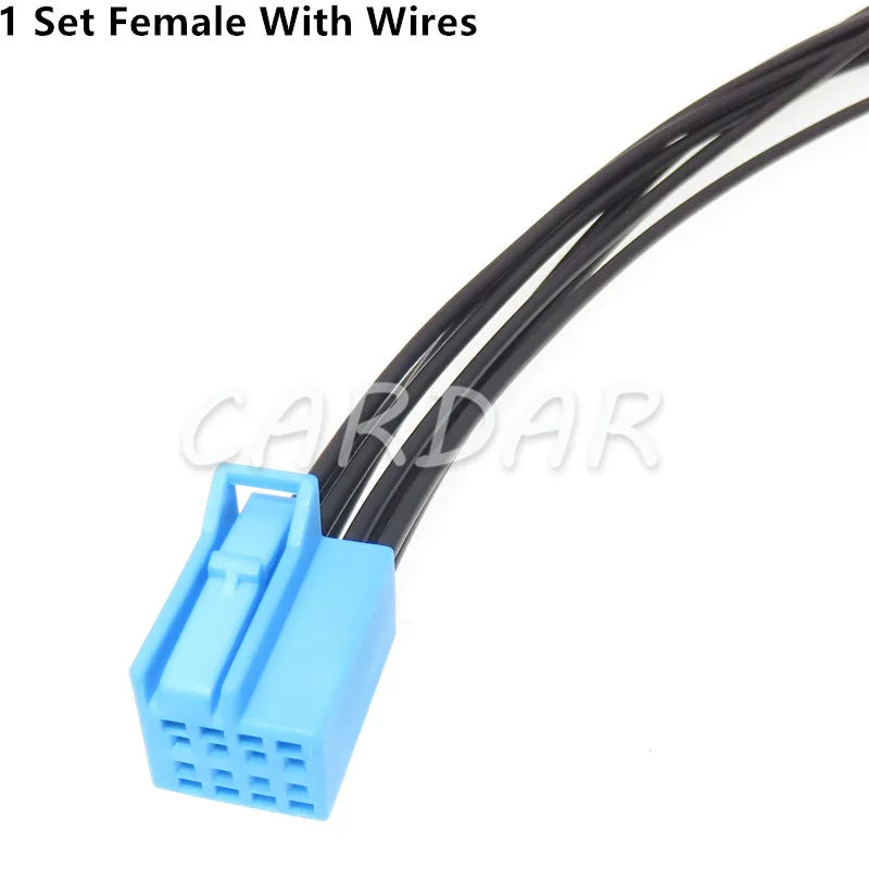 8 Pin 0.6 Series 3-1670459-1 Auto Rearview Mirror Wire Nondestructive Connector Male Female Docking Socket