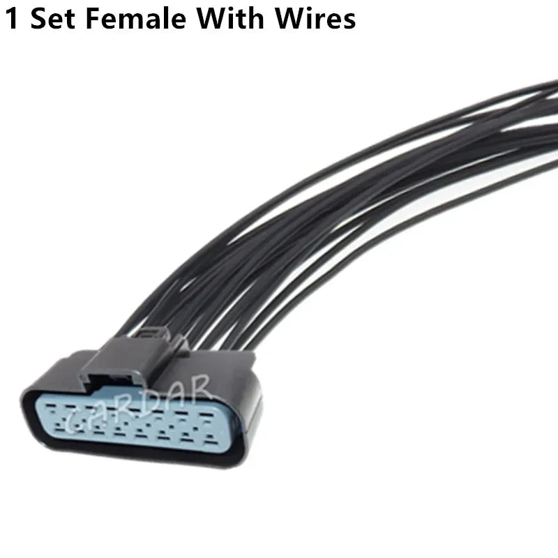 16 Pin Auto Waterproof Plug Car Male Female Docking Electrical Connector Automobile Socket 15326667 15326666