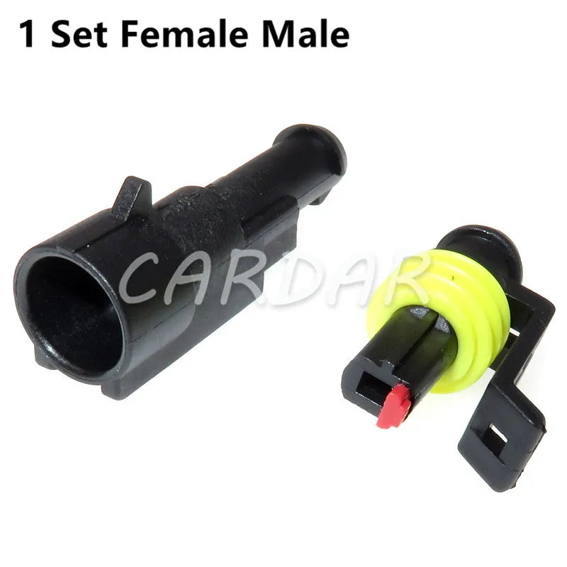 High Quality Superseal AMP/Tyco Waterproof Electrical Connector 1/2/3/4/5/6 Way Pin Sealed Plug Cable Sockets For Car Truck