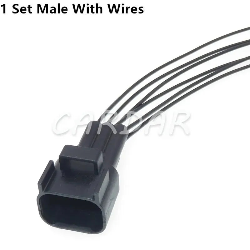 6 Pin 1.5 Series Automobile Rear Taillight Wiring Harness Male Plug Female Socket For Land Rover