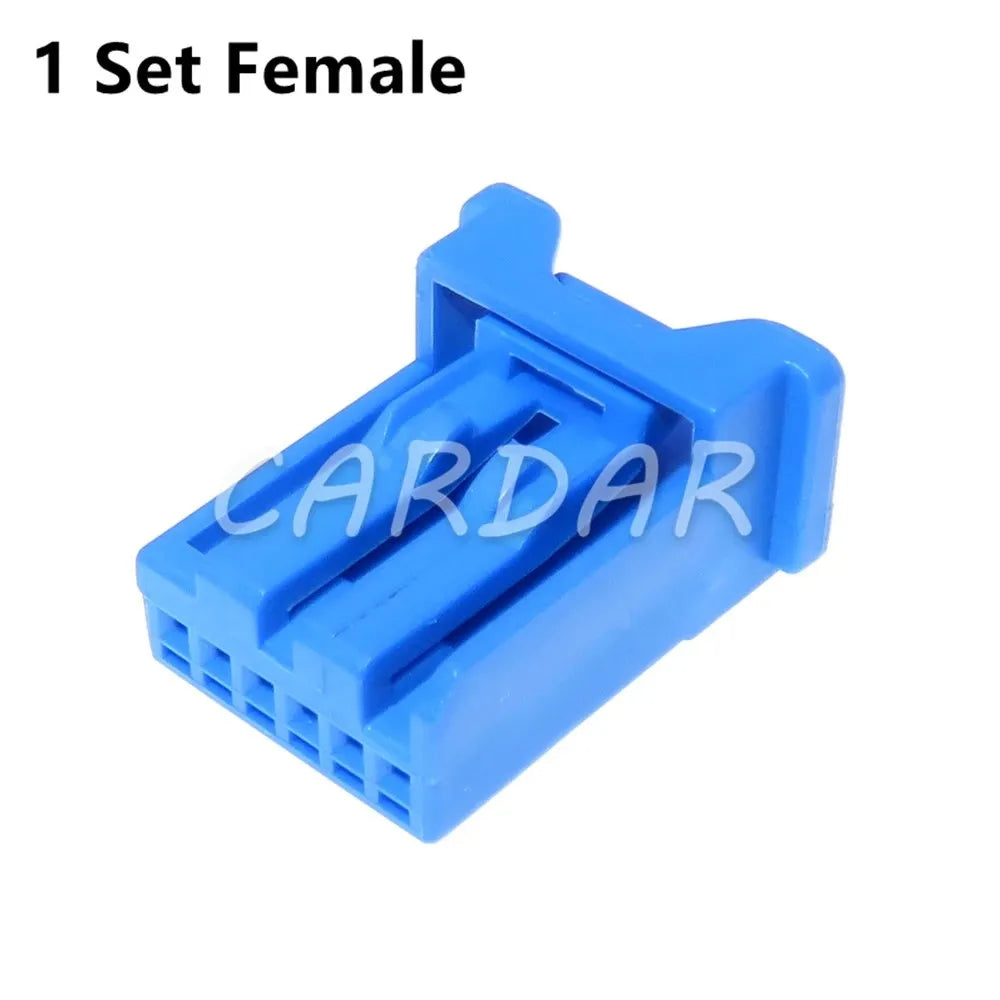 6 Pin Blue Car Wiring Socket Cable Wire Connetcor Auto Unsealed Adapter With Terminal