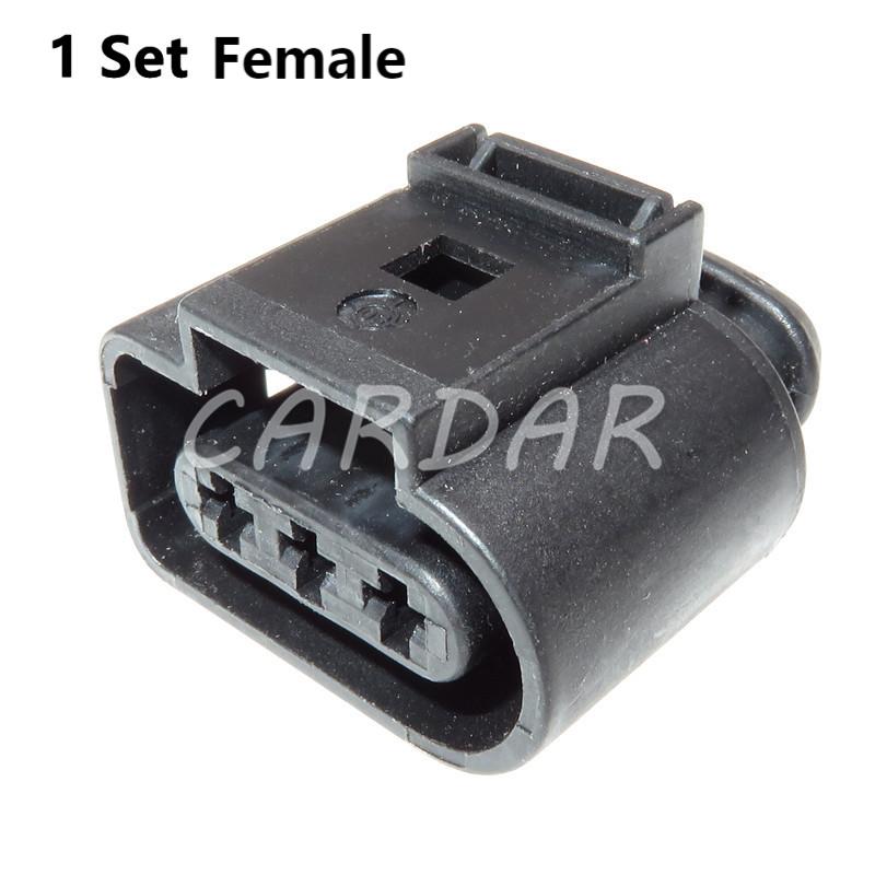 3 Pin 1J0 973 723 1J0973723 1717696-1 Waterproof Car Plug Automotive Wire Electrical 3.5mm Connector For VW