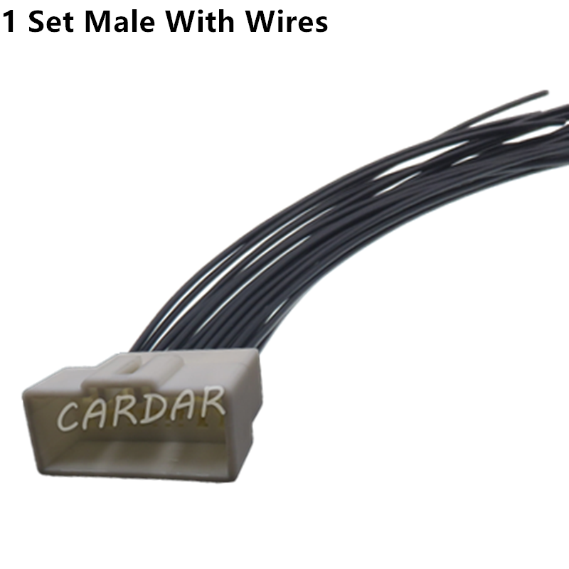 Conector de enchufe eléctrico de 18 pines para interruptor de limpiaparabrisas y faros de coche para Hyundai Kia