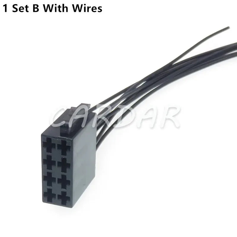 8 Pin 10487 Universal Car Radio ISO Connector Car Radio Connector Adaptor Plug Use For Wire Harness