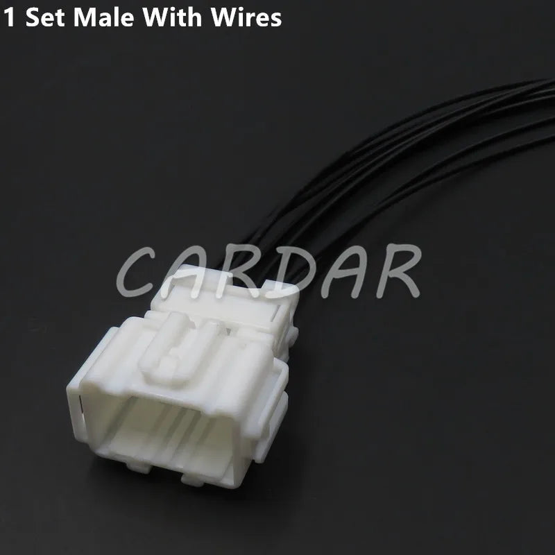 Conector de cable de caja de fusibles y arnés de cable de lámpara ambiental de 8 pines 6098-4670 6098-4661 para Honda
