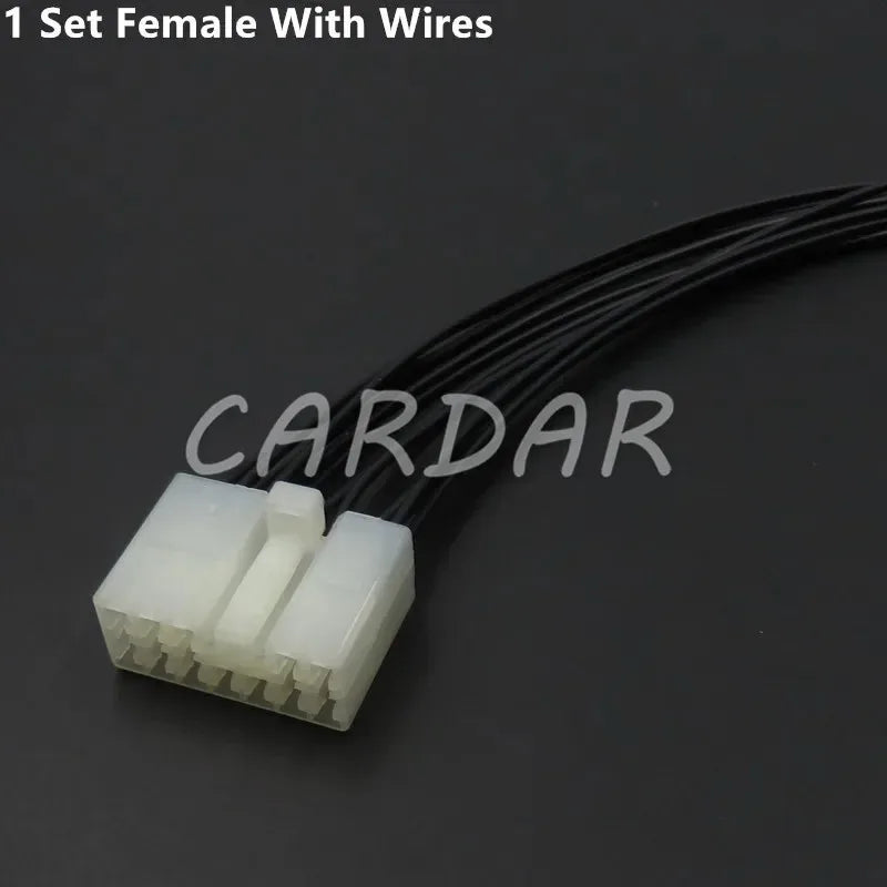 12 Pin 7122-1210 7123-1210 Automotive Connector Wiring Electrical Socket With Terminals