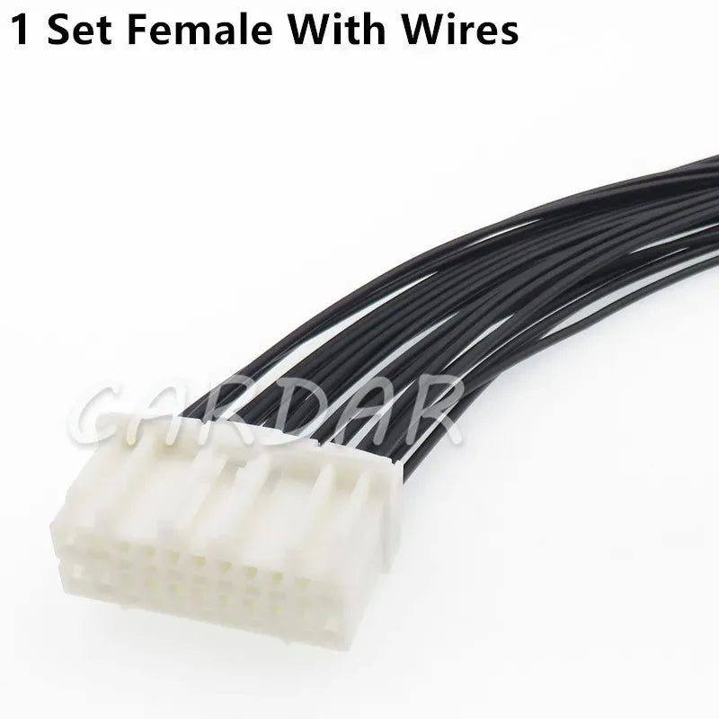 22 Pin Car Connector Assembly Auto Composite Plug Automobile 174515-1 368135-1 Docking Unsealed Wire Harness Socket