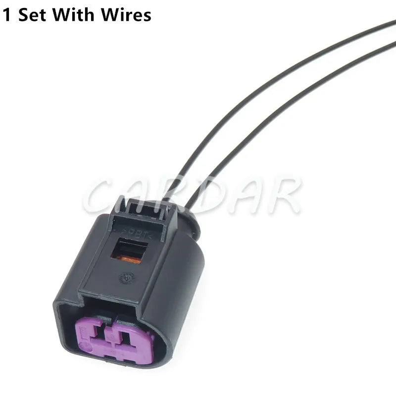2 Pin 1J0973772 Waterproof Engine Speaker Housing Auto Generator Plug Socket For VW Magotan Sagitar CC
