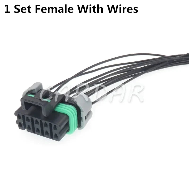 10 Pin 12045808 12065425 Car Waterproof Connector With Terminal Sockets Auto Sealed Diagnostics Plugs