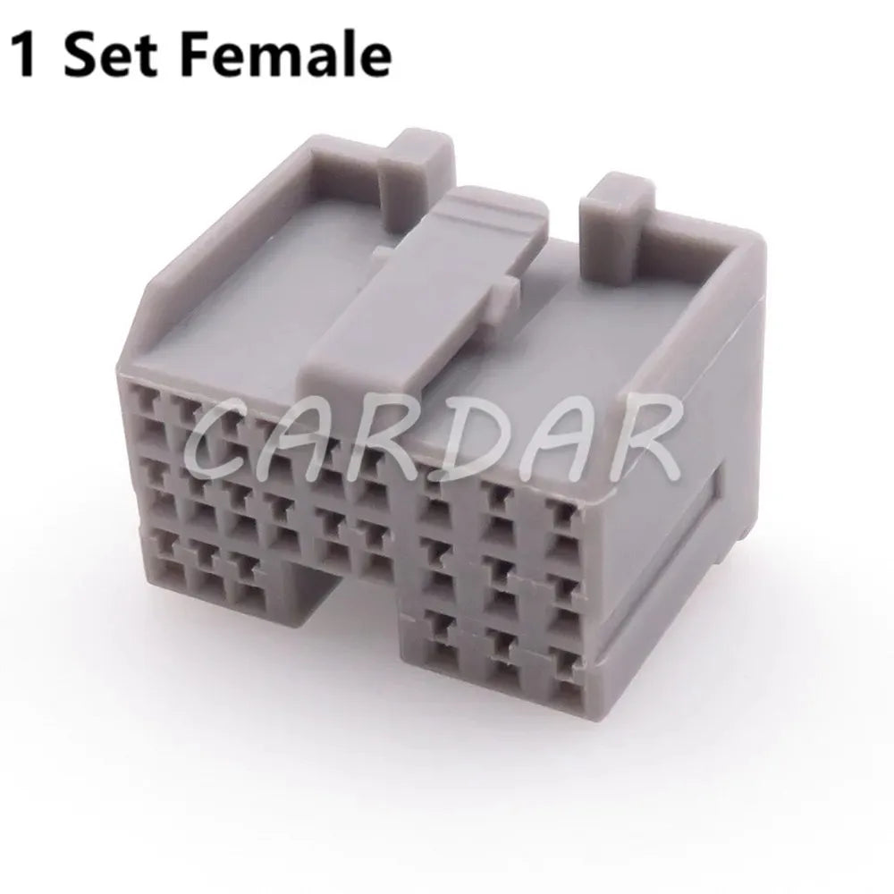 24 Pin Car Unsealed Socket 316372-6 Automobile Engine Gearbox ECU Male Female Docking Plug For Ford Mondeo