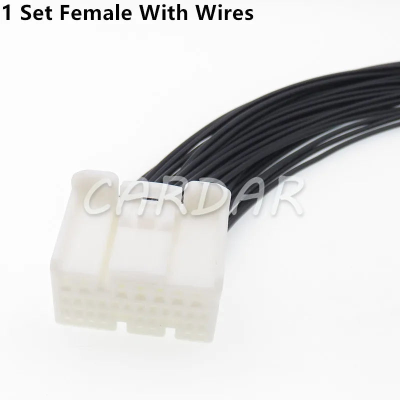 35 Pin 1674558-1 1123338-1 Automotive Connector Electrical Wire Socket With Terminals