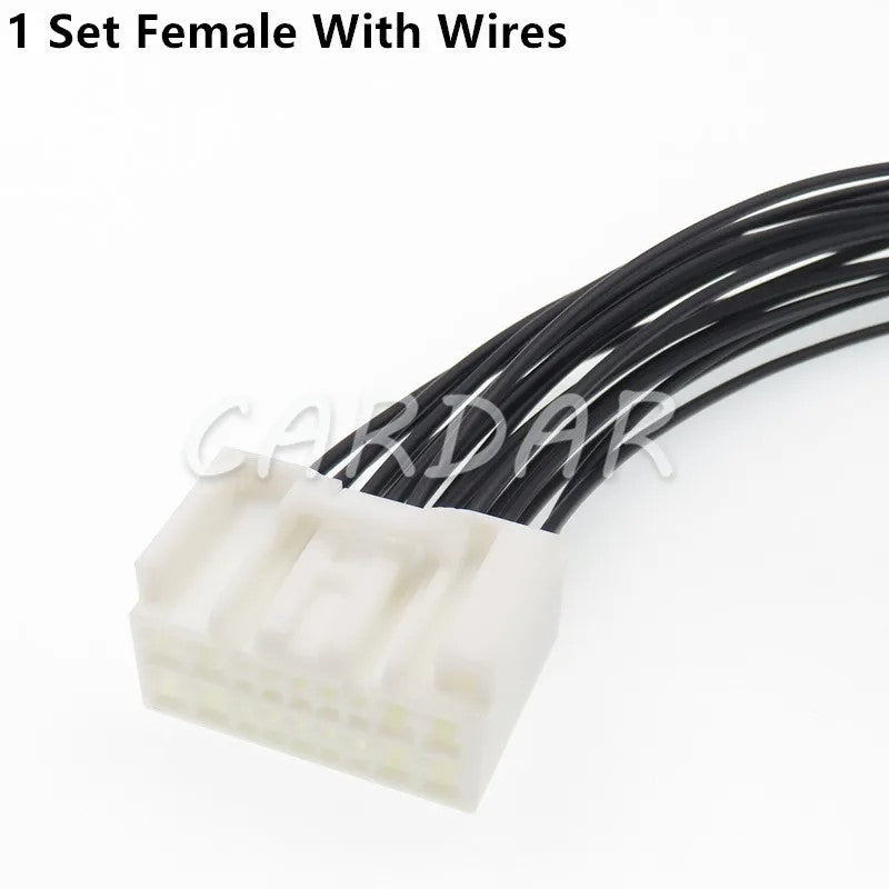 18 Pin Car Wire Harness Socket Auto Plastic Housing Connector