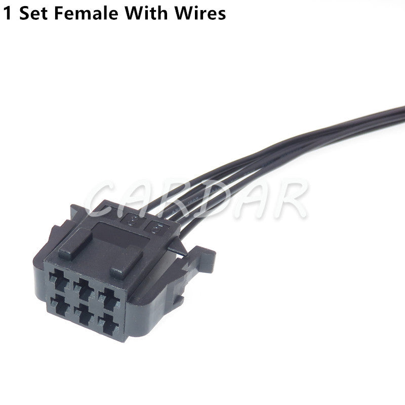 Conector automático de arnés de cable de enchufe de carcasa sellada de 6 pines 1-929621-1 para Audi, interruptor de asiento de ventilación eléctrica