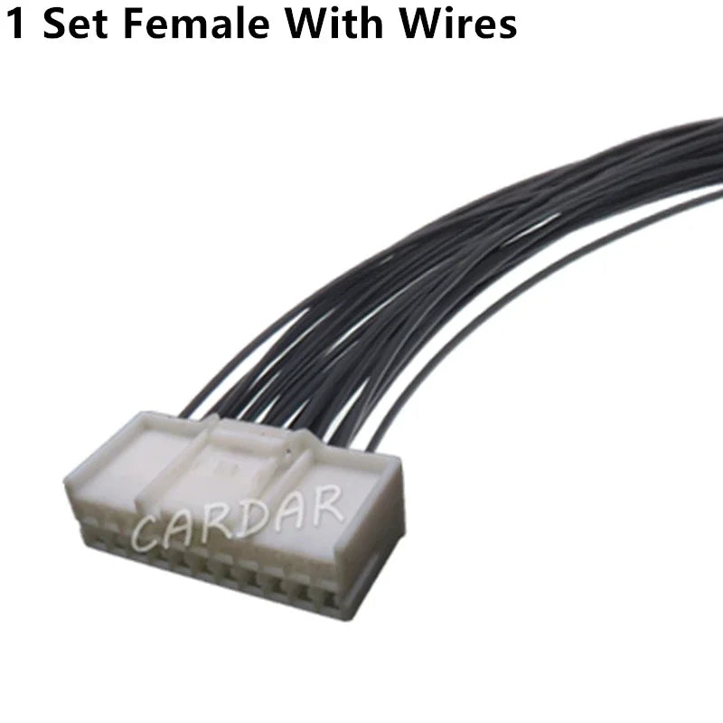 22 Pin Car Adapter Auto Unsealed Socket Automobile Male Female Docking Connector 936154-1 936151-1