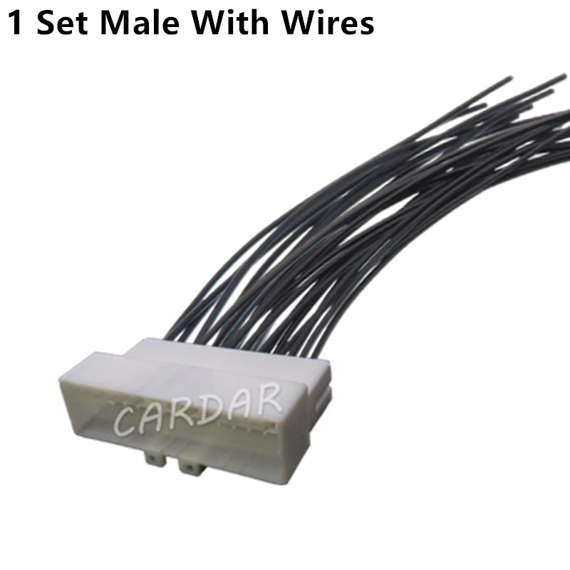 26 Pin Auto Replacement Connector Car Male and Female Unsealed Wire Harness Socket 936133-1 936098-1