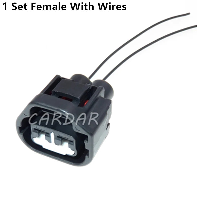 2 Pin 7283-8221-40 4.8 Seires Auto Wiring Terminal Sealed Socket Waterproof Connector With Terminal and Rubber Seals