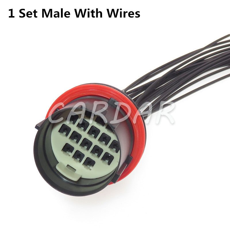 16 Pin 7283-3445-30 7282-3445-30 Head Lamps Automotive Waterproof Car Headlight Light Cable Socket For Land Rover