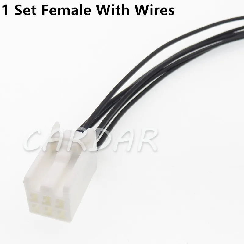 6 Pin 7186-8846 7187-8846 Automotive Burglar Alarm Wire Socket Automobile Immobilizer Wiring Connector For Honda