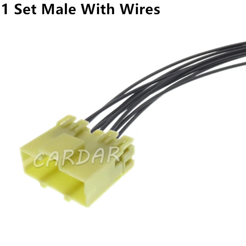 8 Pin 6.3 Series Car Wiring Harness Socket High Current Unsealed Connector Male Female Docking Plug MG620270 MG610271