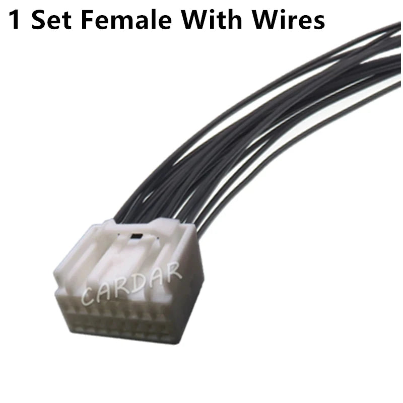 16 Pin Car Wiring Connector High Quality Automobile Replacement Socket Parts Auto Unsealed Electrical Adapter