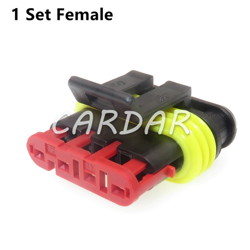 4 Pin 282106-1 282088-1 Superseal Automotive Connector Electric Connectors And Sealed Waterproof Auto Socket