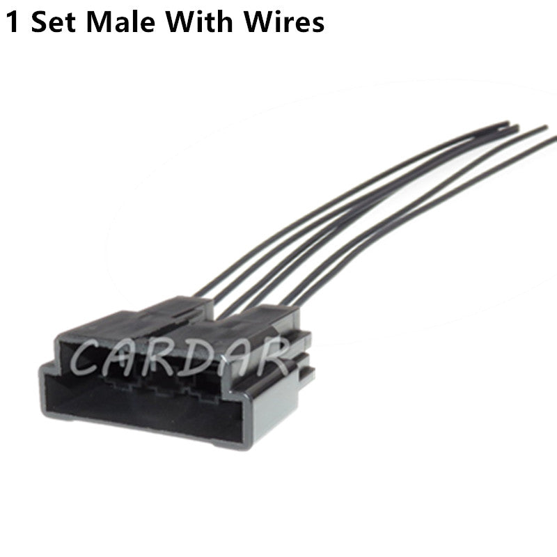 6 Pin Automotive Connector 6.3mm Car Electrical Wire Cable Plug Socket