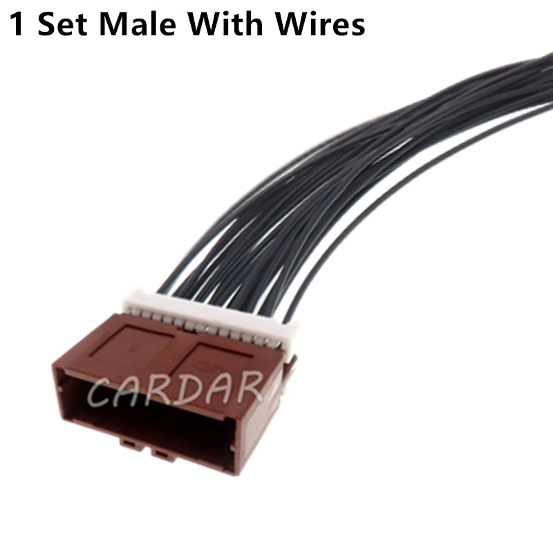 24 Pin MG653537 Car Wire Harness Connector Assembly 1123391-3 1123367-3 Automobile Male Female Socket