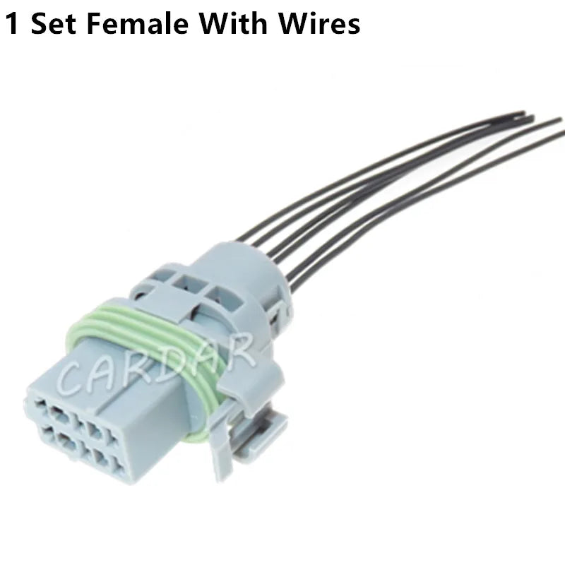 6 Pin 3.5 Series Grey Automobile Electric Wire Waterproof Female Socket Unsealed Male Plug