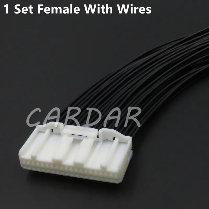 40 Pin 1674312-1 1318389-1 Automotive Connector Wire Cable Sockets With Terminals For Nissan