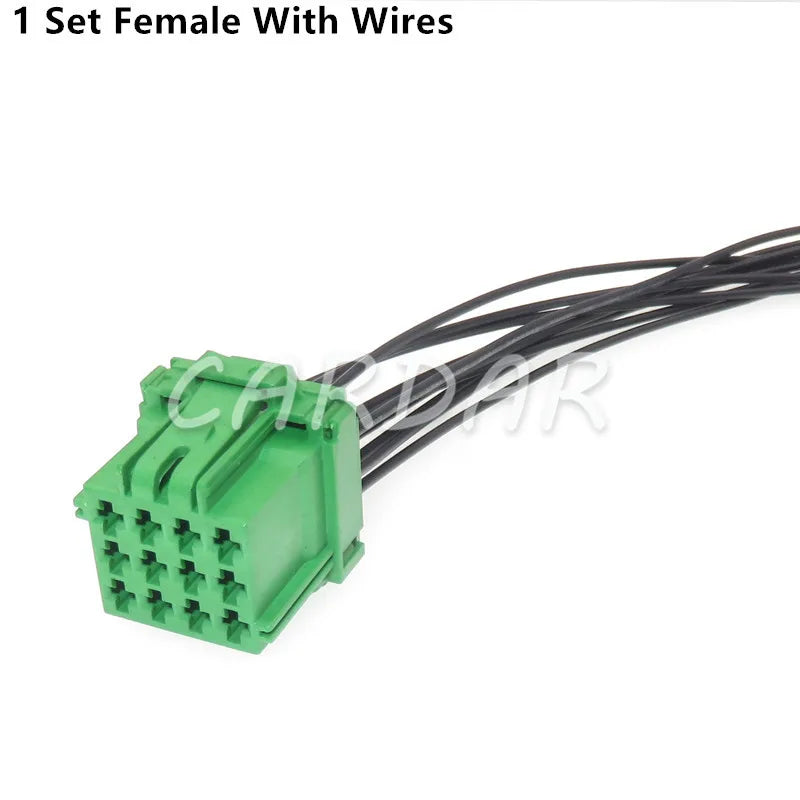12 Pin 1-967627 8-968972-1 1-967627-1 Car CD Player Cable Socket Auto Connector