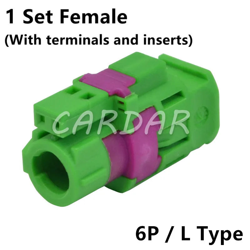 LVDS 6 Pin HSD Connector Automotive Socket Universal Auto Audio Modification Plug