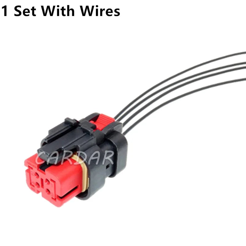 4 Pin 1.6 Series Car Waterproof Connector 776487-1 Red Electrical Socket Auto Modification Accessories