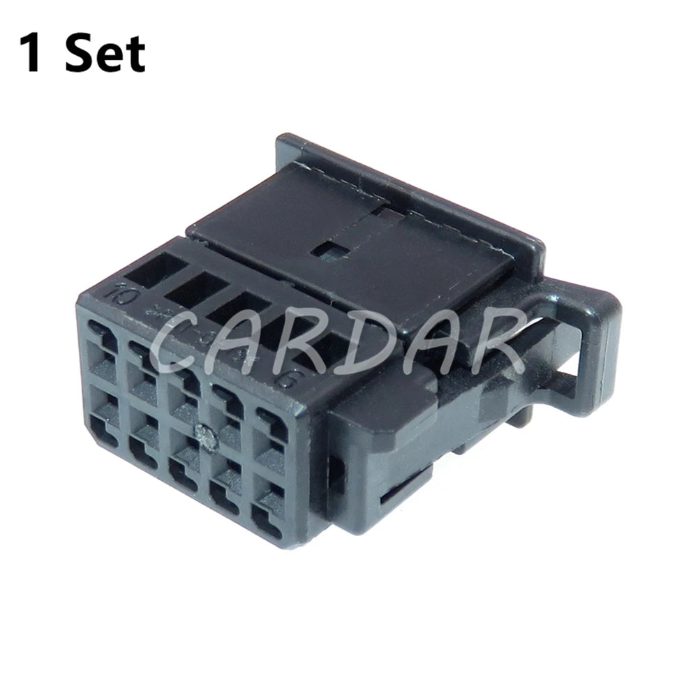 10 Pin 0.6 Series Miniature Car Modification Connector Parts Auto Electric Wire Cable Socket 1488973-2