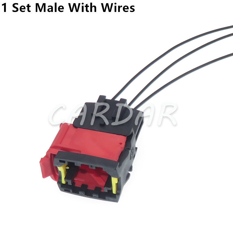 3 Pin 1544226-1 15442265-2 6.3mm Auto Wire Plug Connector For High Current Wiring Harness Socket