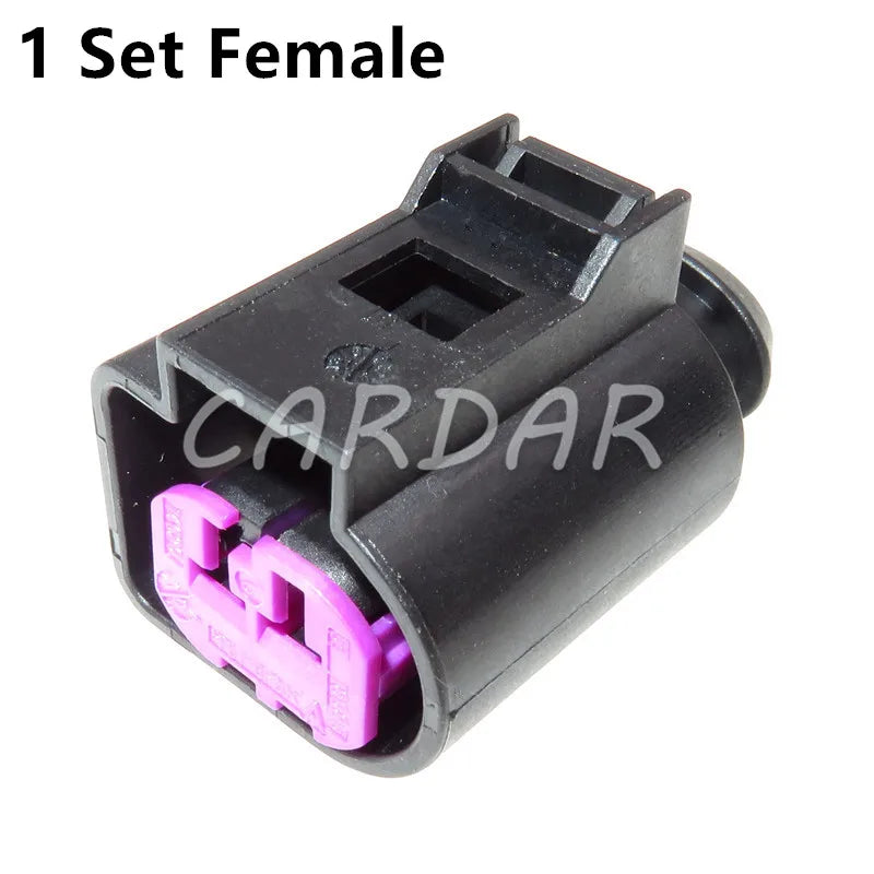 2 Pin 1J0973772 Waterproof Engine Speaker Housing Auto Generator Plug Socket For VW Magotan Sagitar CC