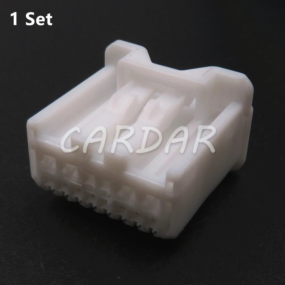 14 Pin White Composite Connector Miniature Auto Wire Socket Car Cable Unsealed Adapter Automobile Plug