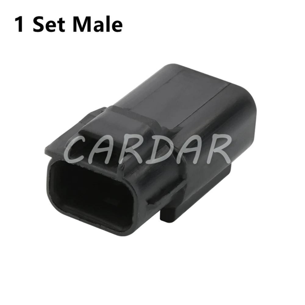 2 Pin 7283-8221-40 4.8 Seires Auto Wiring Terminal Sealed Socket Waterproof Connector With Terminal and Rubber Seals