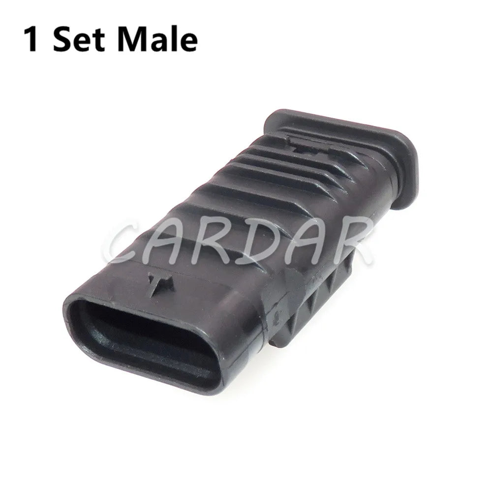 4 Pin 805-122-541 Car Female Socket Auto Exhaust Pipe Electronic Valve Dedicated Wiring Connector with Pins Rubber Seals