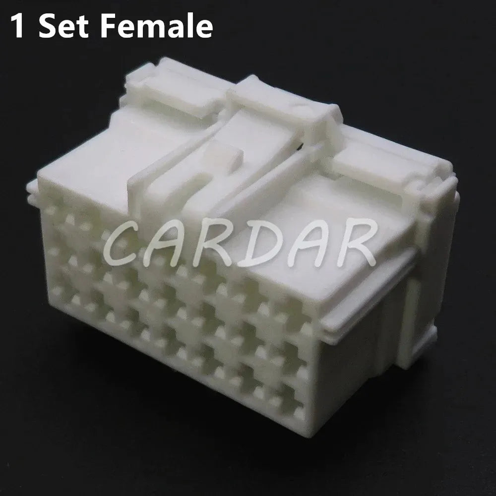 21 Pin White Automobile Electric Wiring Connector Car Male Female Unsealed Socket 967635-1 2-967630-1 7-968975-1
