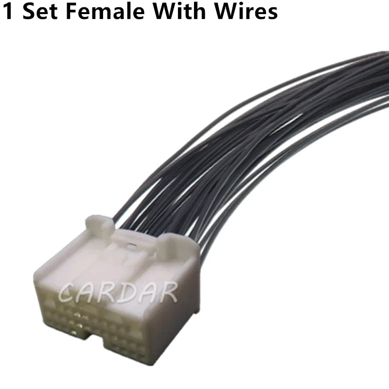 30 Pin Automobile Male Female Docking Unsealed Connector Car Electric Wiring Socket Auto Composite Adapter