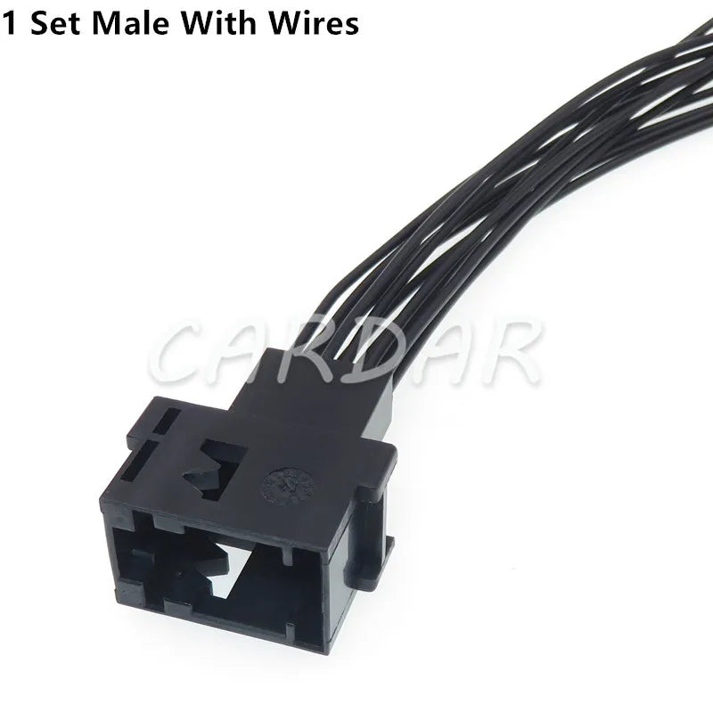 12 Pin 1379096-3 Male Female Unsealed Socket 0.6 Series Automotive Power Amplifier Electric Wiring Plug For VW Porsche