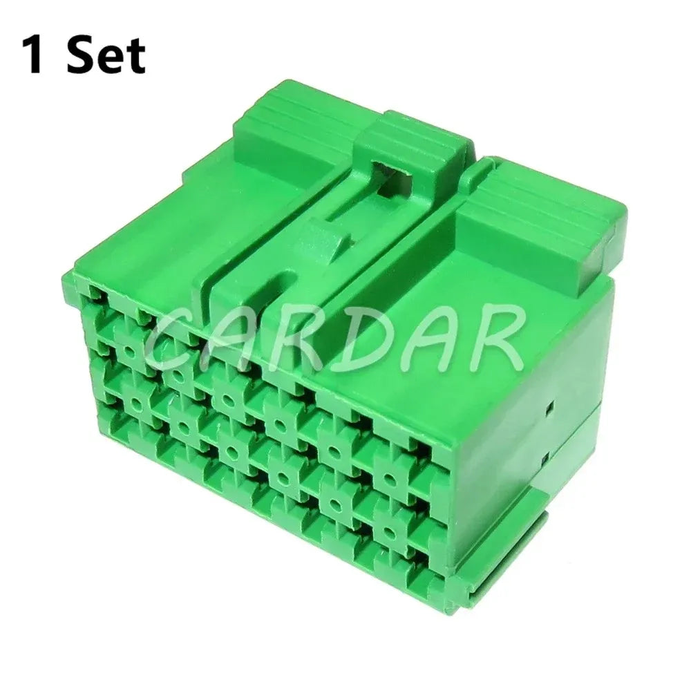 21 Pin 1-967625-4 967635-1 Auto Cable Harness Plug Green Car Plastic Housing Unsealed Socket Auto Parts