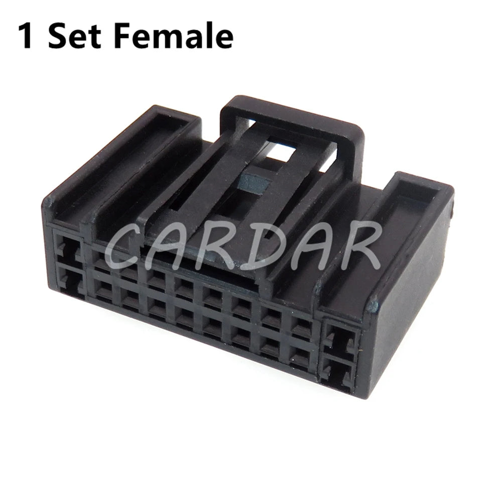 20 Pin Auto Wiring Composite Connector Car Plastic Housing Unsealed Socket Male Female Electrical Plug