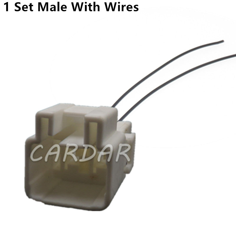 2 Pin Automotive Wiring Electronic Connector Socket With Terminal