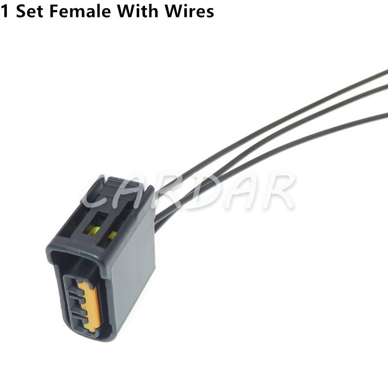 3 Pin FW-C-D3F-B FW-C-D3F Black Auto Plug Automotive Waterproof Ignition Coil Connector For Subaru Daihatsu