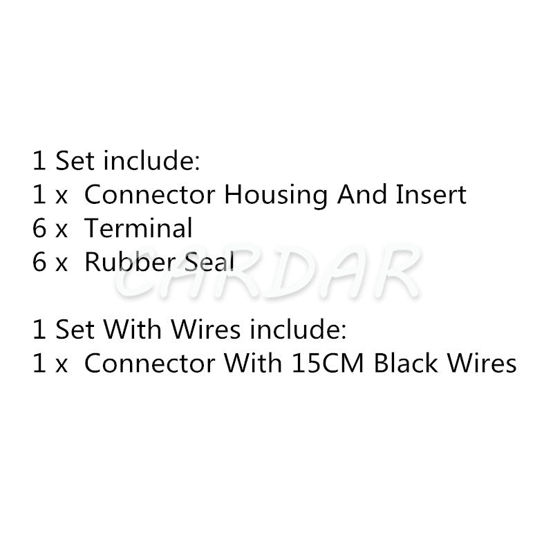 6 Pin 3.5 Series 3-1418437-1 Auto Plastic Housing Socket Green Car Wire Cable Harness Connector