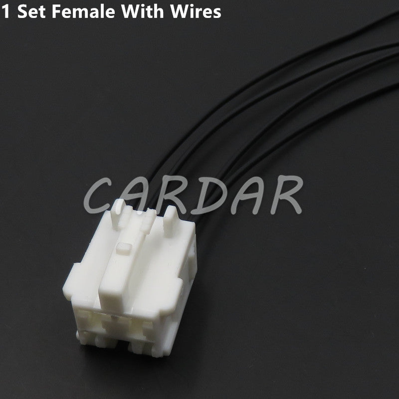 4 Pin 2.2 Series 1300-3849 7283-1144 Automobile Brake Light Wire Harness Plastic Housing Socket For Honda
