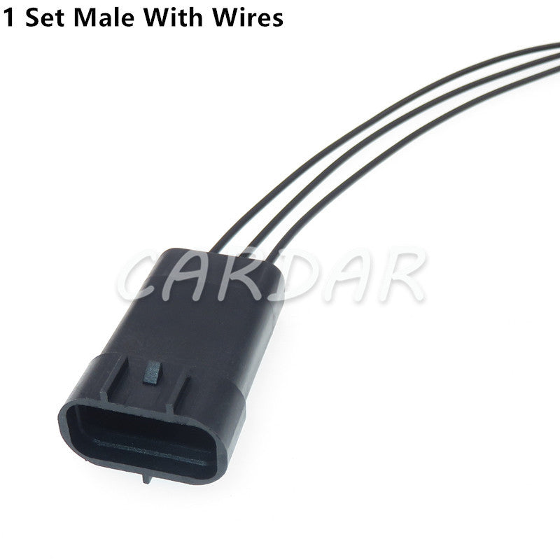 Conector automotriz de 3 pines 6189-0099 para sensor MAP de VSS Toyota 1JZ 2JZ, sensor de presión de turbo de vacío 90980-10841, enchufe automático LX13
