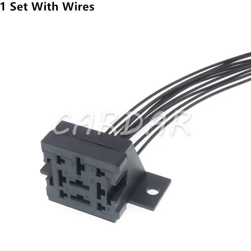 Portal fusible de relé automotriz de 9 pines, conector Giexceed con zócalo de cable y terminales