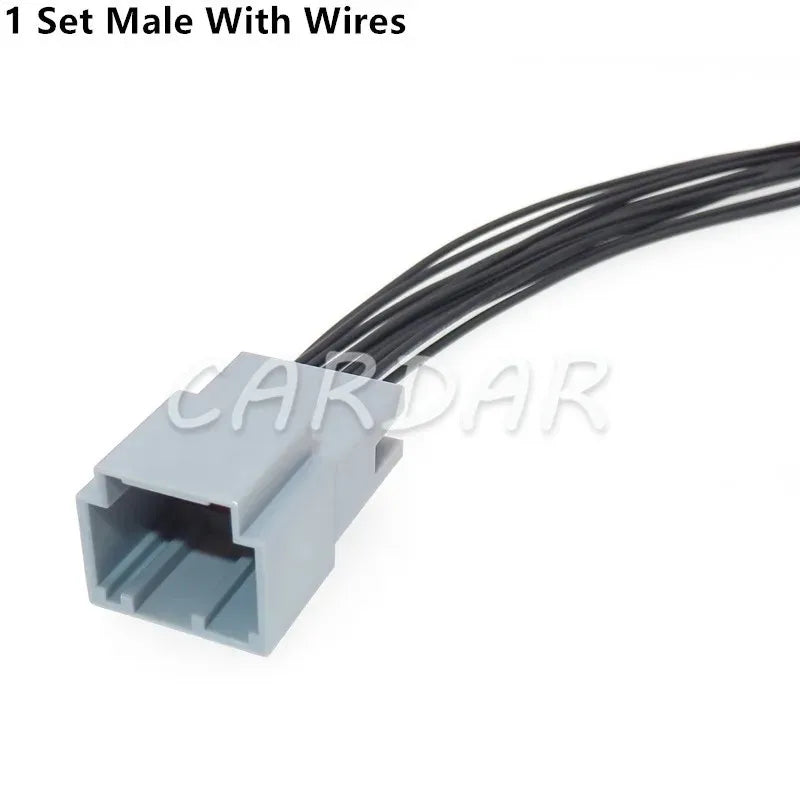 10 Pin Automotive Rearview Mirror Electric Wire Socket Male Female Unsealed Connector 30968-1100 30700-1100